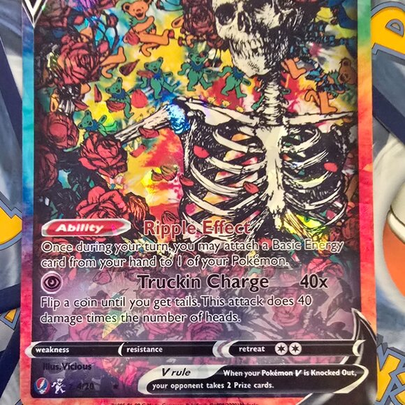 Grateful dead V Pokemon Card - Ripple Effect - Picture 4 of 7